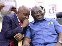 Abia Speaker, Orji Opens Up On Strained Relationship With Ikpeazu Abia Speaker, Orji Opens Up On Strained Relationship With Ikpeazu