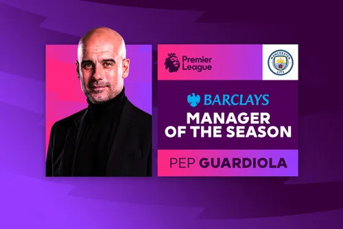 Guardiola Wins Premier League Manager Of The Season Award