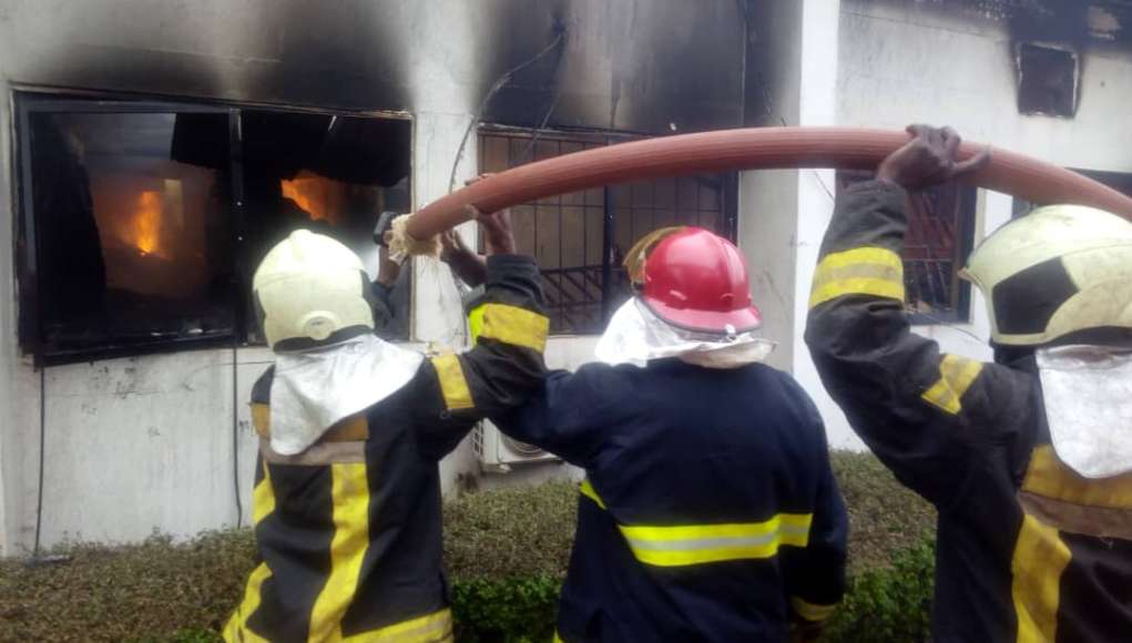 EFCC’s Enugu Command Office Gutted By Fire (Photos, Video)