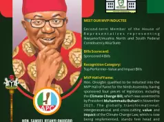Rep. Onuigbo Inducted Into National Assembly Hall Of Fame (PHOTOS) Rep. Onuigbo Inducted Into National Assembly Hall Of Fame