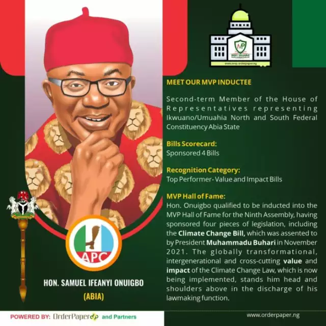 Rep. Onuigbo Inducted Into National Assembly Hall Of Fame (PHOTOS) Rep. Onuigbo Inducted Into National Assembly Hall Of Fame