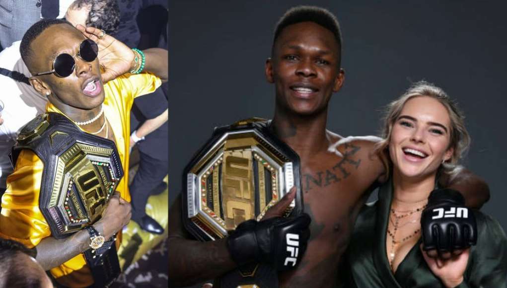 Israel Adesanya’s Ex-girlfriend Reportedly Drags Him To Court, Demands Half Of His Wealth