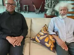 Obi Holds Talks With Soyinka
