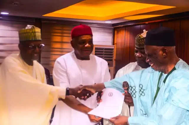 Senate Presidency: Orji Kalu, Yari Present ‘Letter Of Grievance’ To Adamu Amid Zoning Crisis Senate Presidency: Orji Kalu, Yari Present ‘Letter Of Grievance’ To Adamu Amid Zoning Crisis