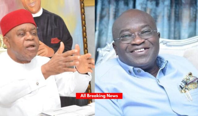 You’re Responsible For Owing Abia Workers’ Salaries Not Me, T.A. Orji Tells Ikpeazu You’re Responsible For Owing Abia Workers’ Salaries Not Me, T.A. Orji Tells Ikpeazu