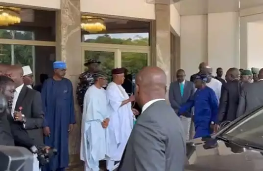 Shettima, Gbajabiamila, Emefiele, Others Receive Tinubu First Day At Work