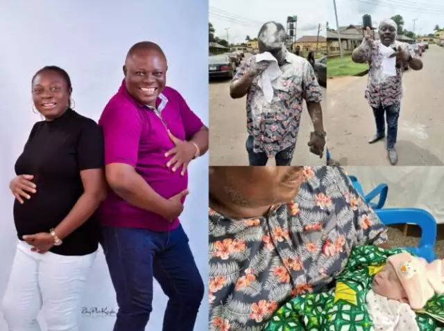 Sen. Kalu, Ogah, Udensi, Others Congratulate Okali On Arrival Of New Baby ABN TV Director, Okali Welcomes Baby After 11 Years Of Marriage (PHOTOS)