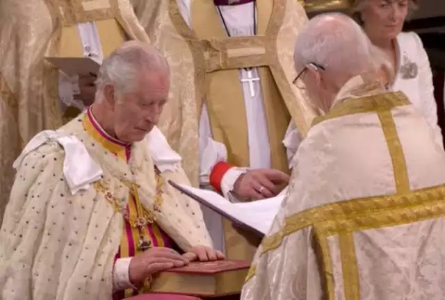 King Charles III Takes Oath Of Coronation