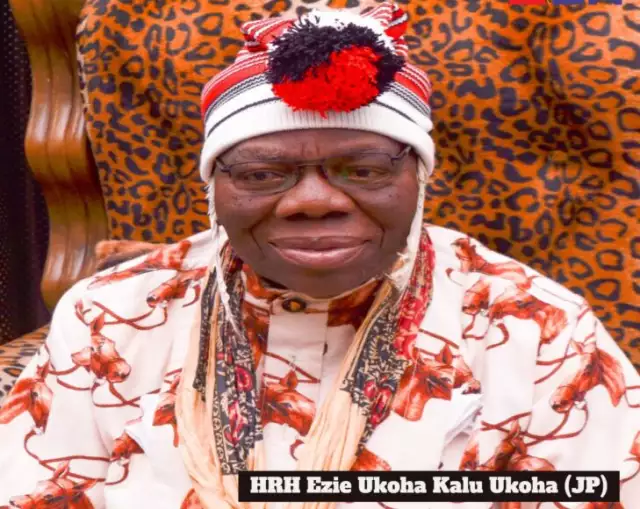 Eze Ukoha Kalu Ukoha Still The Ezieogo Of Ebem Ohafia, Not Dethroned Eze Ukoha Kalu Ukoha Still The Ezieogo Of Ebem Ohafia, Not Dethroned