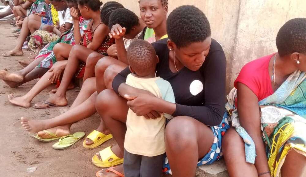 Troops Raid Baby Factory In Abia, Rescue 21 Pregnant Women, Babies (Photos, Video)