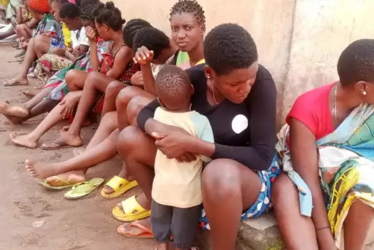 Troops Raid Baby Factory In Abia, Rescue 21 Pregnant Women, Babies (Photos, Video) Troops Raid Baby Factory In Abia, Rescue 21 Pregnant Women, Babies (Photos, Video)