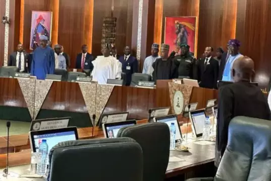 President Tinubu Holds First Meeting With Governors President Tinubu Holds First Meeting With Governors