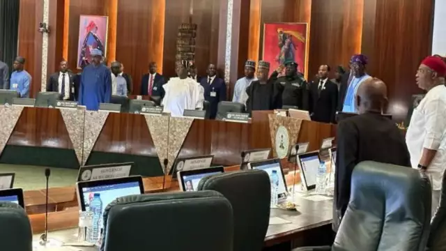 President Tinubu Holds First Meeting With Governors President Tinubu Holds First Meeting With Governors