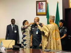 I Feel Like A Lion To Devour Enemies Of Nigeria — Ag. IGP Egbetokun Shettima Decorates New Acting IGP, Egbetokun