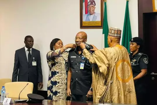 I Feel Like A Lion To Devour Enemies Of Nigeria — Ag. IGP Egbetokun Shettima Decorates New Acting IGP, Egbetokun