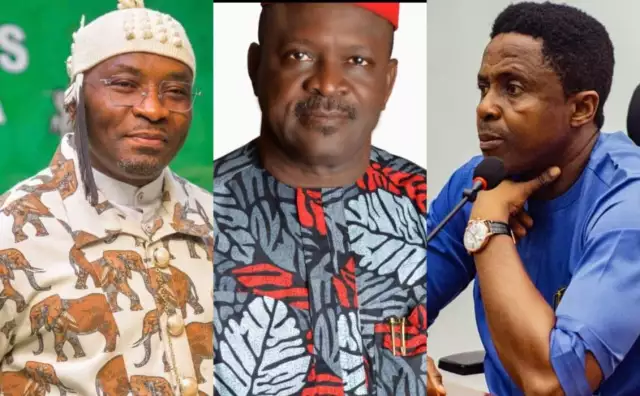 Chief Paul Meregini Salutes Ben Kalu, Austin On Emergence As Reps, Abia Assembly Deputy Speakers Abia ADP Chieftain Meregini Salutes Ben Kalu, Austin On Emergence As Reps, Abia Assembly Deputy Speakers