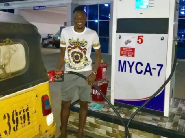 Excitement As Ahmed Musa’s Petrol Station In Kano Drops Pump Price To N620