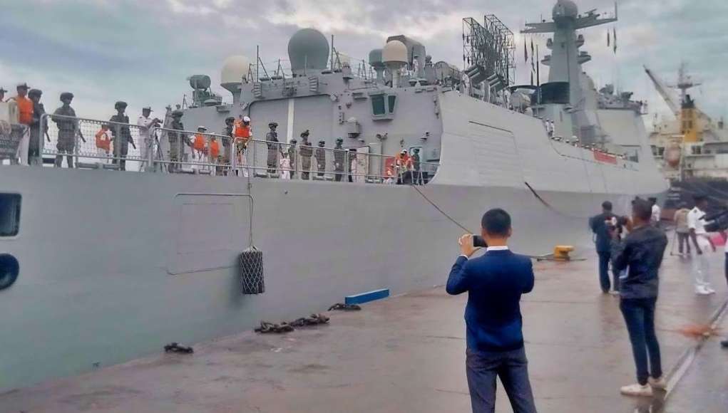 Chinese Warship Arrives Nigeria