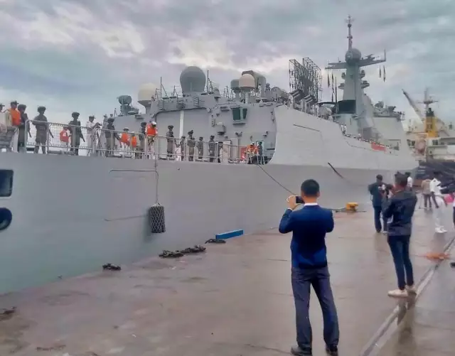 Chinese Warship Arrives Nigeria Chinese Warship Arrives Nigeria