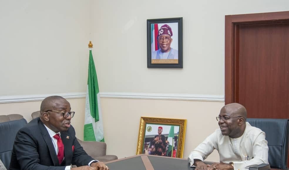 Gov. Otti Receives Zenith Bank MD Onyeagwu, Says Abia Ready For Business