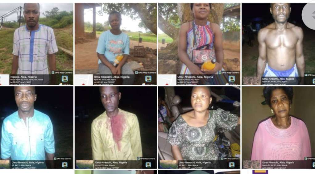 Troops Rescue 13 Kidnap Victims In Abia Community (Photos)