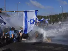 Police And Anti-Judicial Reform Protesters Clash As Bill Advances In Israel Police And Anti-Judicial Reform Protesters Clash As Bill Advances In Israel