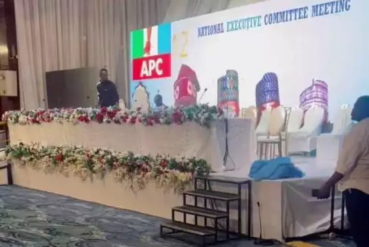 President Tinubu, APC Leaders Hold NEC Meeting President Tinubu, APC Leaders Hold NEC Meeting