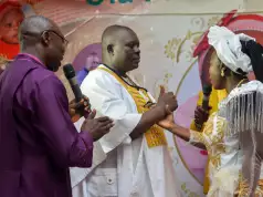 11th Marriage Anniversary: ABN TV Boss Okali, Wife Renew Marital Vow With Dedication Of Their First Baby 11th Marriage Anniversary: ABN TV Boss Okali, Wife Renew Marital Vow With Dedication Of Their First Baby