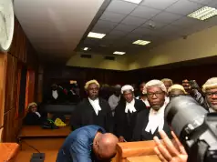Drama As Emefiele Hides From Cameras In Court (Photos)