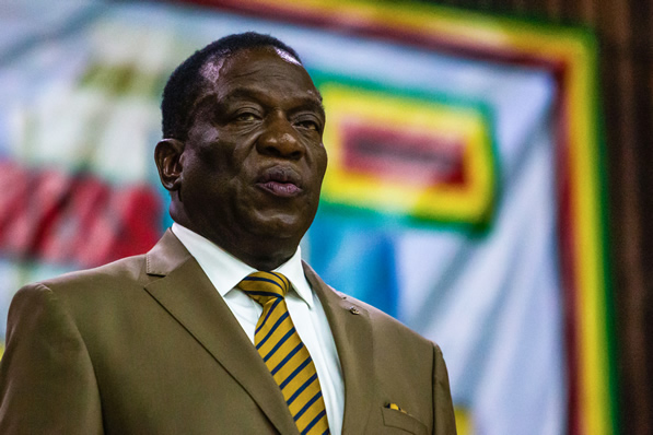 Zimbabwe’s Mnangagwa Re-elected President, Electoral Commission Says