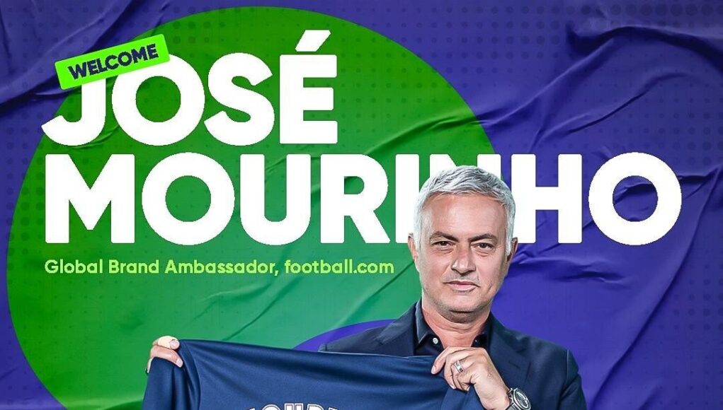 Football.com Signs José Mourinho As Global Brand Ambassador