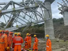 India Bridge Collapse: At Least 26 Killed at Construction Site India Bridge Collapse: At Least 26 Killed at Construction Site