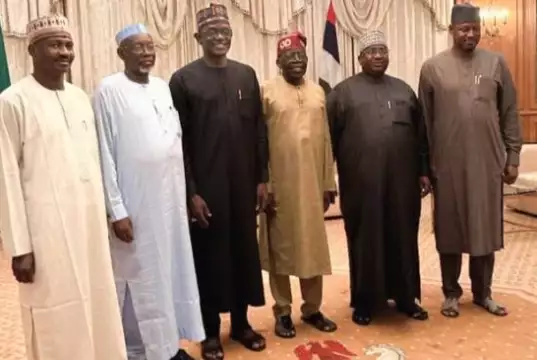 Tinubu Meets With Governors Sharing Borders With Niger