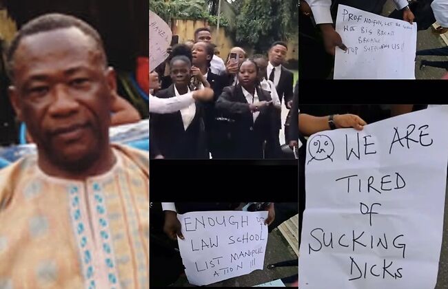 Sexual Harassment: UNICAL Students Protest Against Varsity Prof