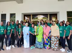First Lady, Remi Tinubu Receives D’tigress At Aso Villa Abuja