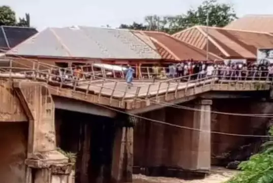 Heavy Downpour Causes Collapse Of 50-Year-Old Bridge In Plateau