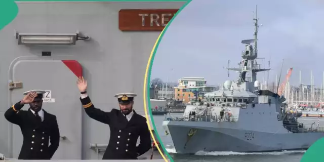 British Warship Arrives Nigeria British Warship Arrives Nigeria