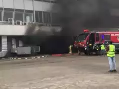 Fire Guts Lagos International Airport (PHOTOS)