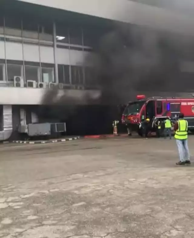 Fire Guts Lagos International Airport (PHOTOS)