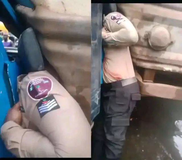 Road Safety Officer Squeezed To De@th By Truck While Trying To Stop Vehicle (Photos) Road Safety Officer Squeezed To De@th By Truck While Trying To Stop Vehicle (Photos)