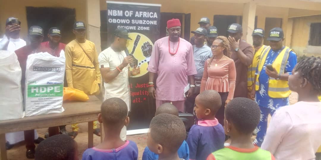 NBM Of Africa Doles Out Education Materials To 12 Imo Schools (Photos, Video)