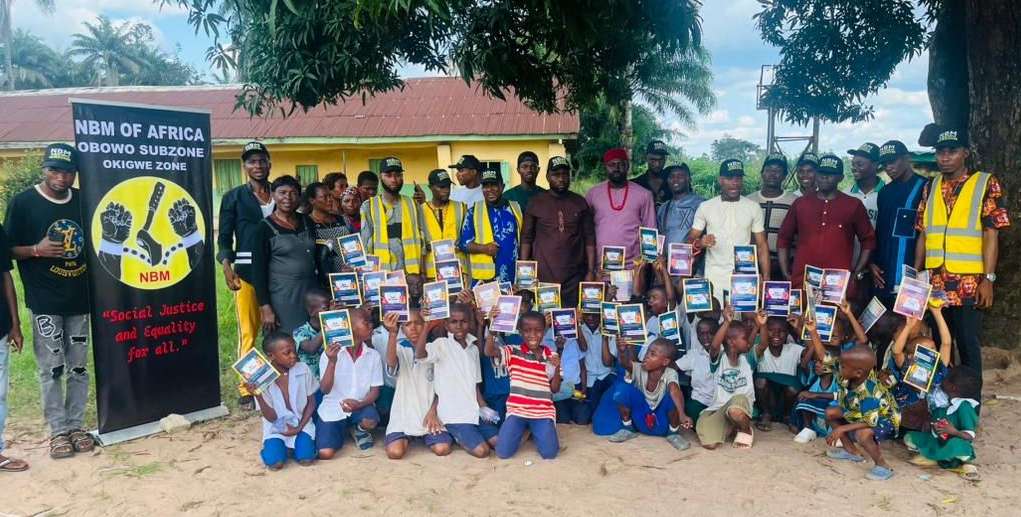 NBM Of Africa Doles Out Education Materials To 12 Imo Schools (Photos, Video)