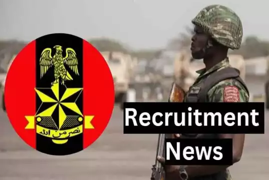 Nigerian Army Announces Commencement Of Application For Direct Short Service Nigerian Army Begins Recruitment, Warns Against Fraudsters