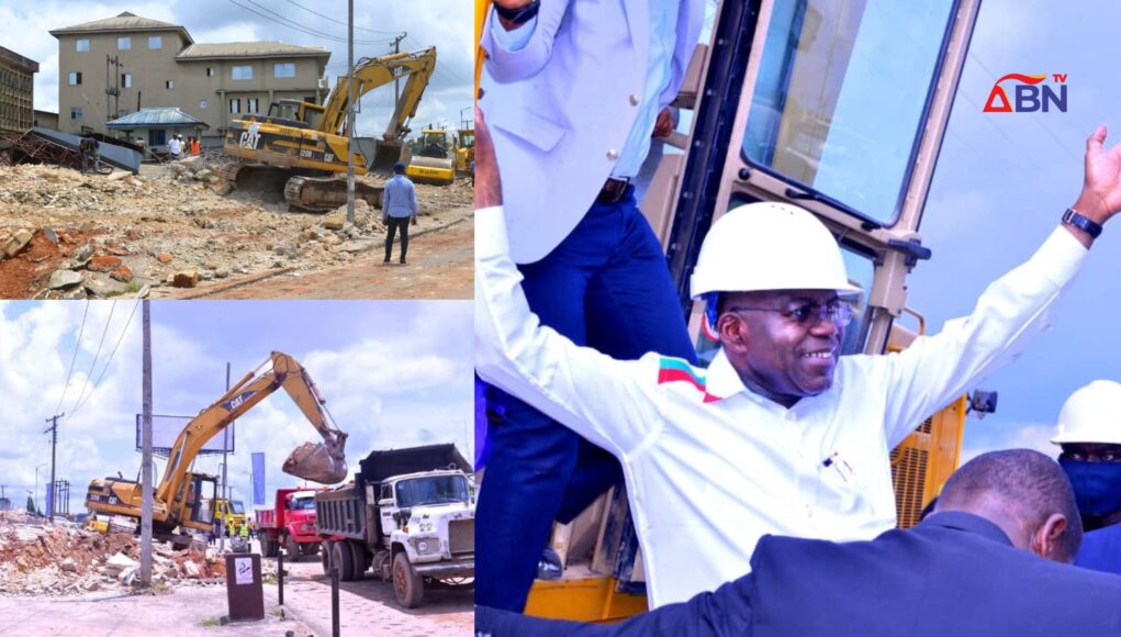Relief As Gov. Otti Flags Off Construction Of 6-Lane 3.5KM Ossah-Okpara Square Road In Umuahia