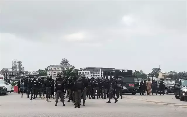 Lagos Governorship: Increased Security As Tribunal Prepares To Give Judgement Lagos Governorship: Increased Security As Tribunal Prepares To Give Judgement