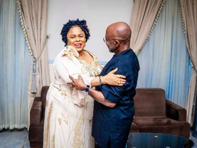 Former First Lady Patience Praises Governor Otti on performance