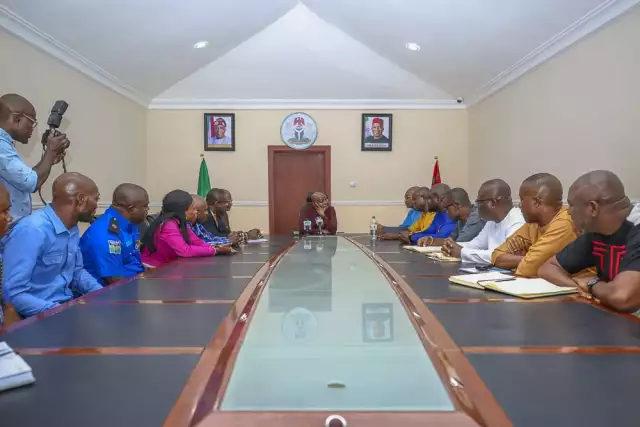 Gov Otti Holds Talks With NRC Officials, Says He Wants Return Of Train Services In Abia Gov Otti Holds Talks With NRC Officials