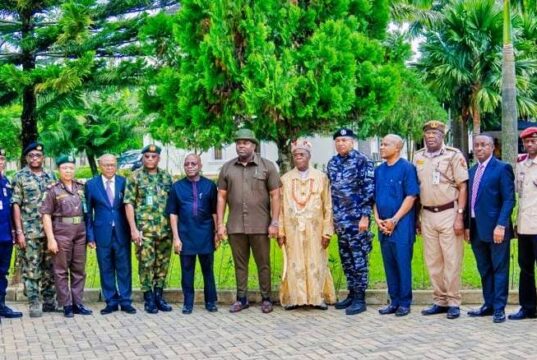 Gov. Otti Chairs Security Council Meeting Which Reviewed Strategies As Yuletide Approaches Gov. Otti Chairs Security Council Meeting Which Reviewed Strategies As Yuletide Approaches