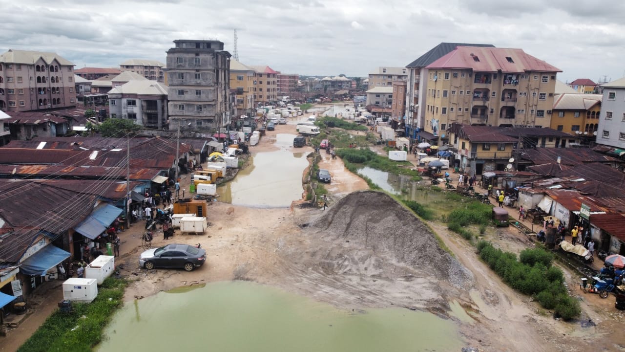 Relief As Gov. Otti Flags Off Port Harcourt-Aba Road Reconstruction, Says It's A Jinx Broken (Photos, Video)