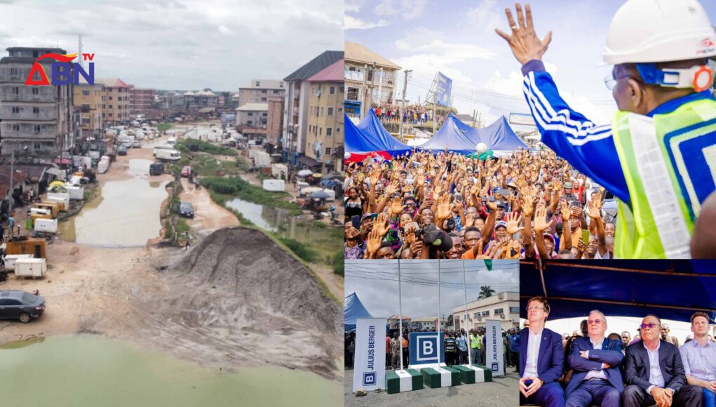 Relief As Gov. Otti Flags Off Port Harcourt-Aba Road Reconstruction, Says It's A Jinx Broken (Photos, Video)
